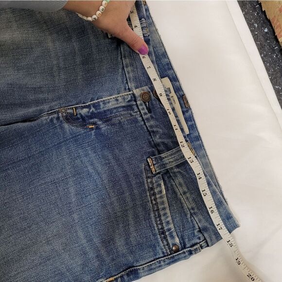 Y2K Gap curvy ultra low rise flare bootcut light wash jeans 10 - Picture 9 of 11